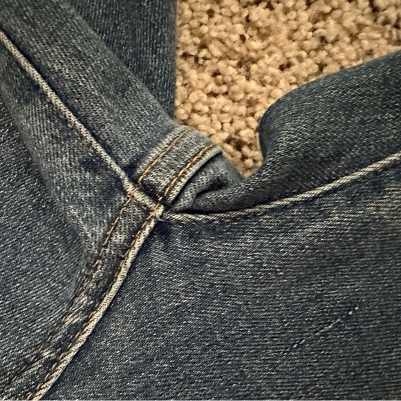 Quince Women’s Stretch High Rise Straight Jeans Medium Wash size 26 inseam 28 - Picture 8 of 11